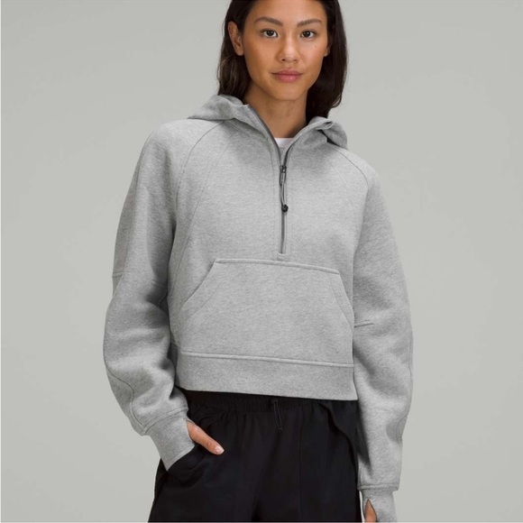 lululemon athletica Tops - Lululemon Athletica Gray Women's Hoodie half zip